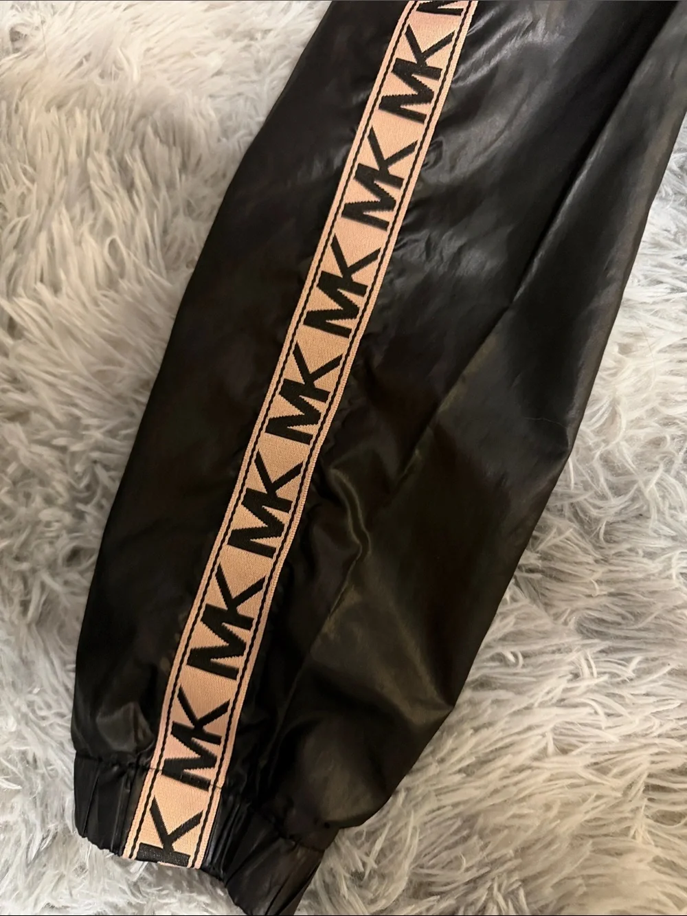 Girls Michael Kors Black Hooded Rain Jacket 🖤